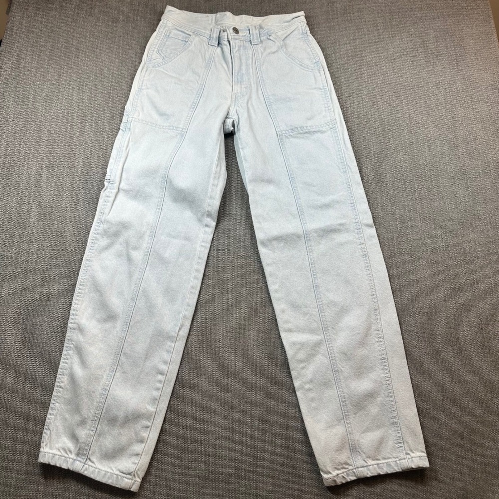Levi's Carpenter Jeans Women 25 Light Blue‎  High Rise Straight Leg